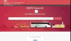
							         RSRTC Volvo AC Online Bus Ticket Booking, Bus Reservation ...								  
							    