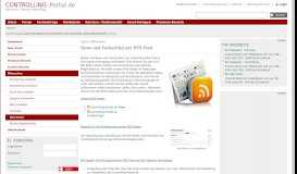 
							         RSS-Feed und weitere Content-Services von Controlling-Portal.de								  
							    