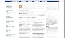 
							         RSS Nachrichten - Ihr RSS-Verzeichnis								  
							    