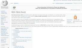 
							         RSS (Web-Feed) – Wikipedia								  
							    