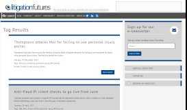 
							         RTA portal Archives - Litigation Futures								  
							    
