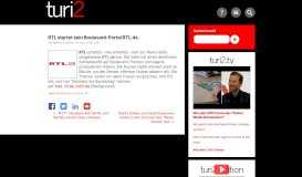 
							         RTL startet sein Boulevard-Portal RTL.de. | turi2								  
							    
