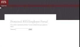 
							         RTS Employee Portal ~ Reformed Theological Seminary								  
							    