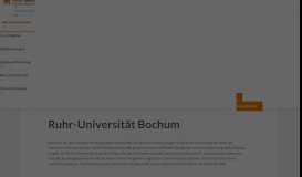 
							         RUB: Hochschulpartner in Bochum | Stellenwerk Portal								  
							    