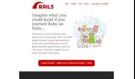 
							         Ruby on Rails | A web-application framework that includes everything ...								  
							    