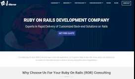
							         Ruby on Rails Development Company, Custom ROR web App ...								  
							    