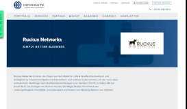 
							         Ruckus Networks | Hochperformante Lösungen für LAN & WLAN ...								  
							    