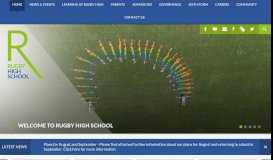 
							         Rugby High School - Home								  
							    