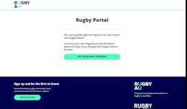 
							         Rugby Portal - Lightning Platform								  
							    
