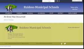 
							         Ruidoso Municipal Schools News Article								  
							    