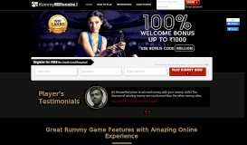 
							         Rummy Online - Play Indian Rummy Card Games								  
							    