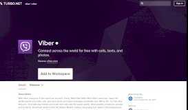 
							         Run Viber Online - Turbo.net								  
							    