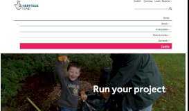 
							         Run your project | The National Lottery Heritage Fund								  
							    