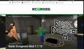 
							         Runic Dungeons Mod 1.7.10 - MC-Mods.org								  
							    