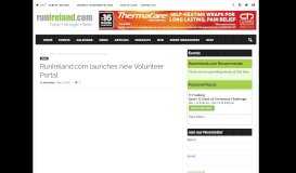 
							         RunIreland.com launches new Volunteer Portal | RunIreland.com								  
							    