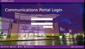 
							         Runshaw College - Communications Portal								  
							    