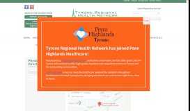 
							         Rural Health Center | Tyrone Regional Health Network								  
							    