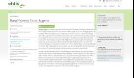 
							         Rural Poverty Portal Nigeria | Eldis								  
							    