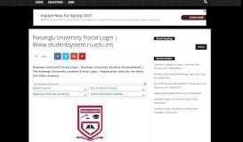 
							         Rusangu University Portal Login | Www.studentsystem.ru.edu ...								  
							    