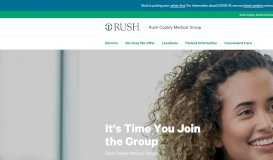 
							         Rush Copley Medical Group - Rush Copley Medical Center								  
							    