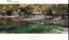 
							         Rush County Indiana								  
							    