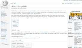 
							         Rush Enterprises - Wikipedia								  
							    