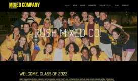 
							         Rush Home — Mixed Company of Yale								  
							    