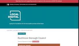
							         Rushmoor Borough Council – Local Digital								  
							    