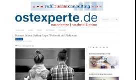 
							         Russen lieben Dating-Apps: Weltweit auf Platz eins | Ostexperte.de								  
							    
