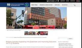 
							         Rutgers-Camden Expanding into Downtown and Improving Outcomes ...								  
							    