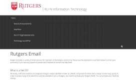 
							         Rutgers Email - OIT-Newark Computing Services								  
							    