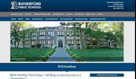 
							         Rutherford High School - Rutherford Public Schools, Rutherford, New ...								  
							    