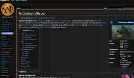 
							         Rut'theran Village - Wowpedia - Your wiki guide to the World of Warcraft								  
							    