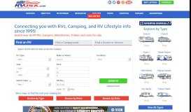 
							         RVUSA: RVs for Sale Nationwide - plus Campgrounds, Parts, Service ...								  
							    