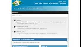
							         Rwanda Civil Service Recruitment Portal - Rwanda Civil ...								  
							    