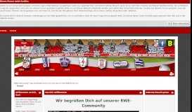 
							         RWE-Community | Das inoffizielle Forum für Fans des FC Rot-Weiß ...								  
							    