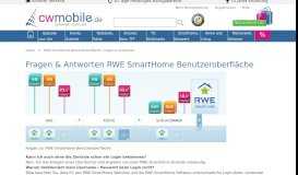 
							         RWE SmartHome Benutzeroberfläche - Fragen & Antworten								  
							    