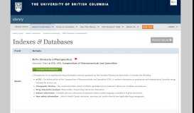 
							         RxTx - Indexes & Databases | UBC Library Index & Database ...								  
							    