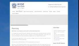 
							         Ryde Town Council, Isle of Wight Planning - Ryde Town Council, Isle ...								  
							    