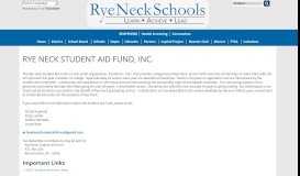 
							         Rye Neck Student Aid Fund - Rye Neck School District Parents								  
							    