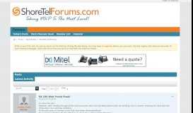 
							         SA 100 Web Portal Email - ShoreTel Forums								  
							    