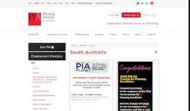 
							         SA Home - Planning Institute of Australia								  
							    