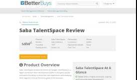 
							         Saba TalentSpace Review – 2019 Pricing, Features, Shortcomings								  
							    
