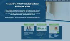 
							         Saber Healthcare Group: Long Term Senior Care & Nursing ...								  
							    