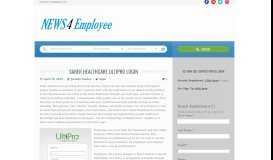 
							         Saber Healthcare Ultipro Login | News For Employee								  
							    