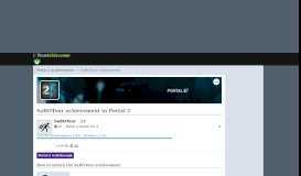 
							         SaBOTour Achievement in Portal 2 - TrueAchievements								  
							    