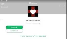 
							         Sac Health System | Mightycause								  
							    