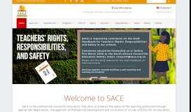 
							         SACE | South African Council for Educators								  
							    