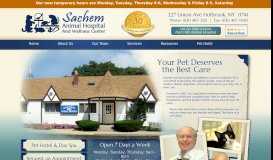 
							         Sachem Animal Hospital | Vet in Holbrook, NY								  
							    