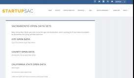 
							         Sacramento Open Data Sets | StartupSac								  
							    